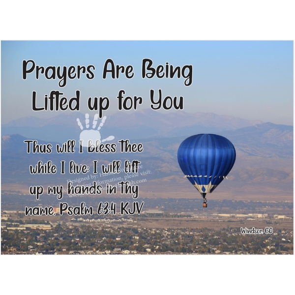 Hot Air Balloon (CARD-0156)- 10 Cards